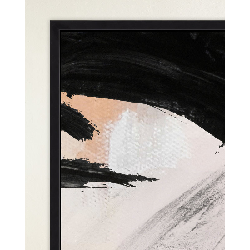 Softness, Gilded Gold Floater Framed Canvas, No Mat, 58.75" H x 48.75" W