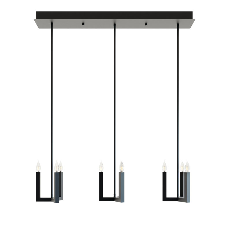 Bert 9 - Light Black Kitchen Island Pendant