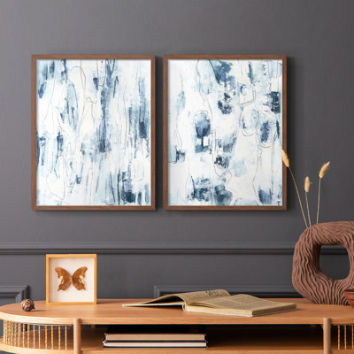 Sea Silk III - reproduction encadrée de qualité supérieure - prête à être accrochée - aucun clou requis - aucun clou requis