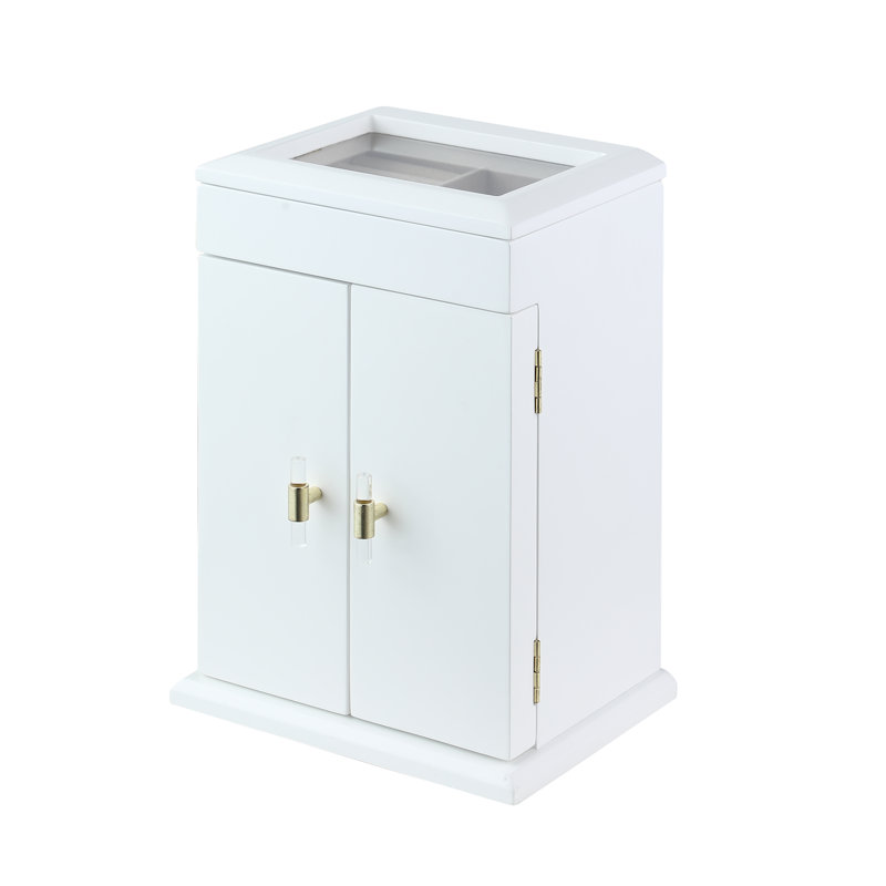 Wood Jewellery Box + Drawers