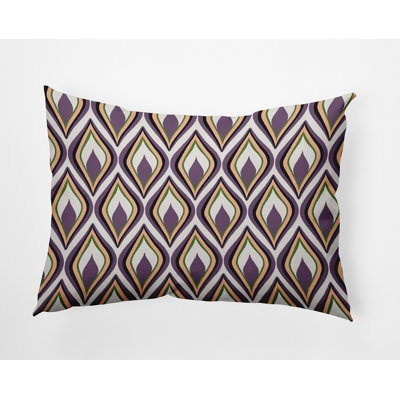 Ikat Outdoor Reversible Throw Pillow