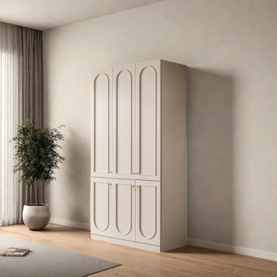 Simple And Modern Light Luxury Wardrobe
