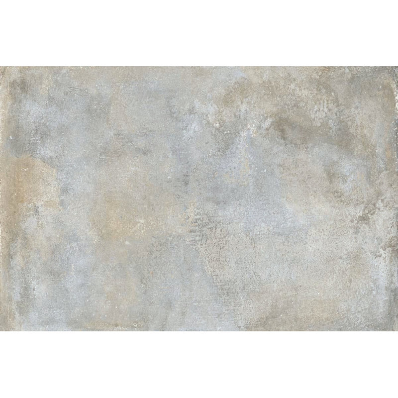 24" x 24" Porcelain Concrete Look Wall & Floor Tile, Beige/Gray