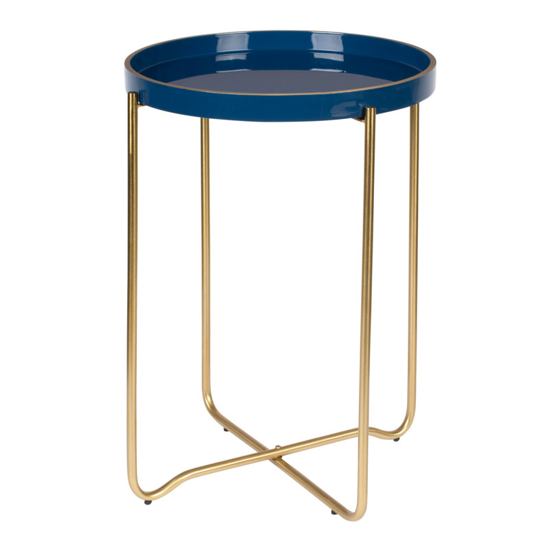 Celina End Table,  Dark Blue