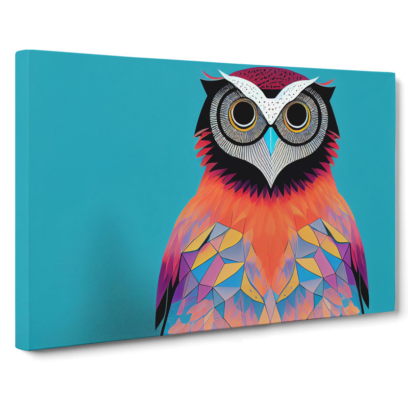 Supreme Owl - Wrapped Canvas, 40cm H x 60cm W x 3cm D