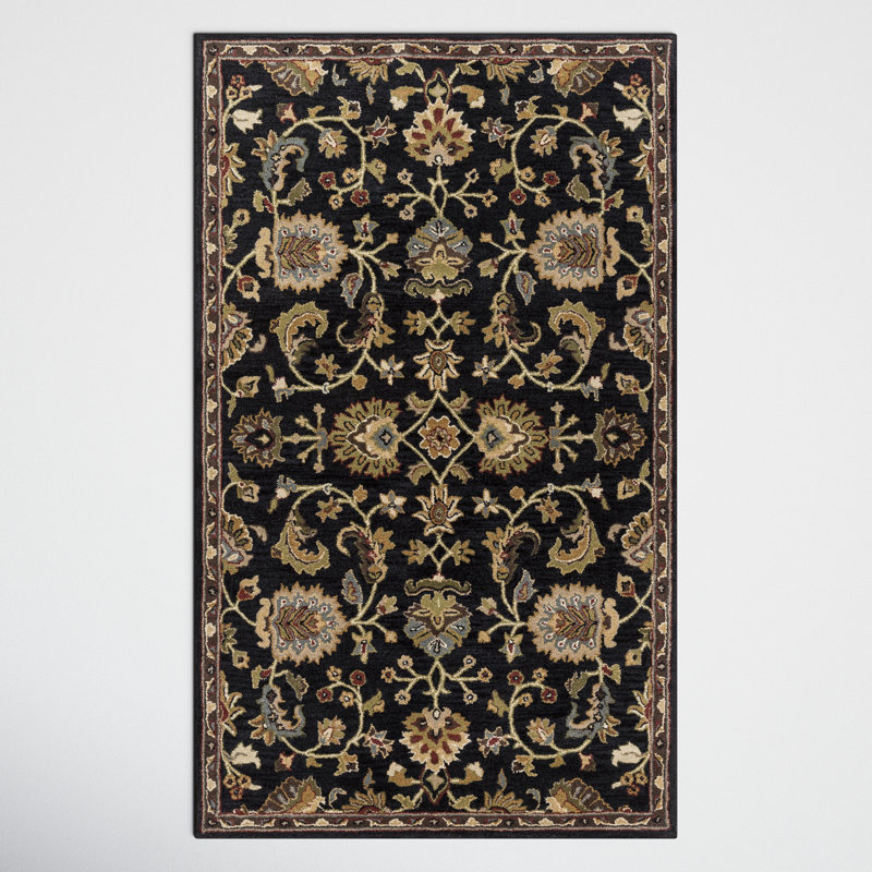 Rathburn Tufted Wool Area Rug, Rectangle 3' x 5'