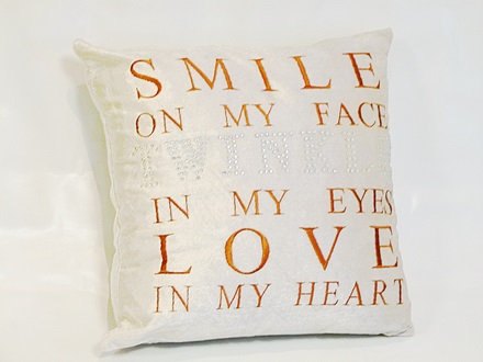 Sparkle Cushion Cover, Mink