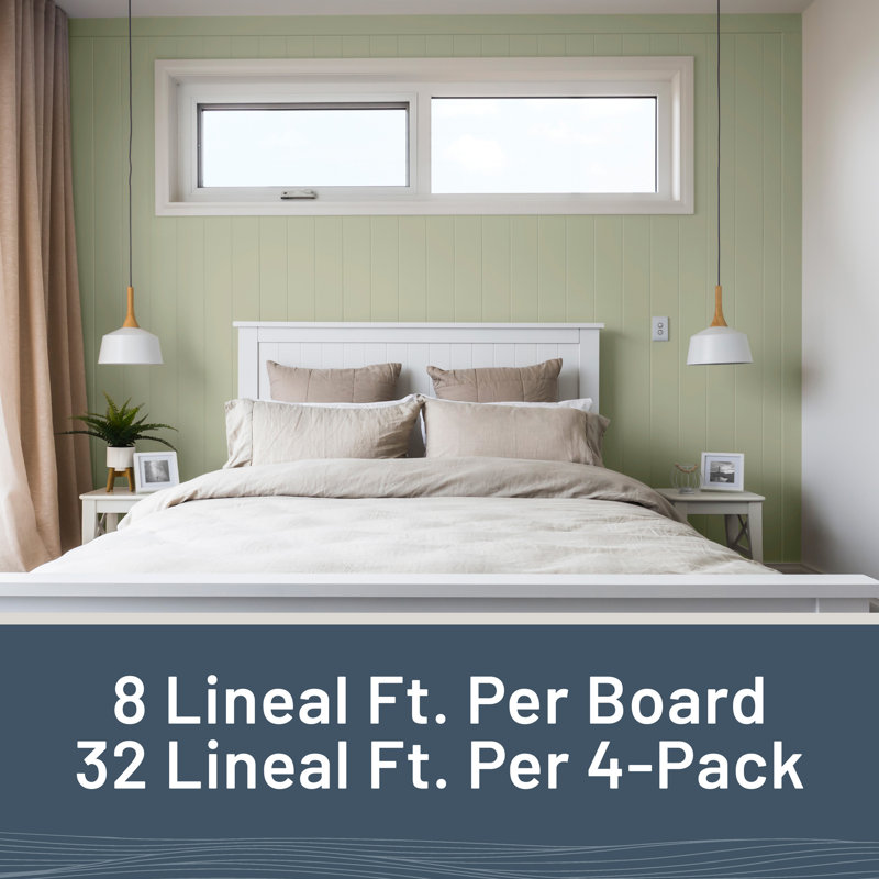 Edge 1 in. x 4 in. x 8 ft. Timeless Collection (Primed White)