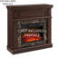 Foyer électrique Cherry - l 40,17 po x P 14 po x H 40 po, style compact, flamme réglable, télécommande, compact à trois effets, réglages de flamme, télécommande, décoration intérieure chaleureuse