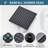 8 Inch Rainfall Shower System With High Pressure Handheld Shower Head, With 3-Setting-119401964