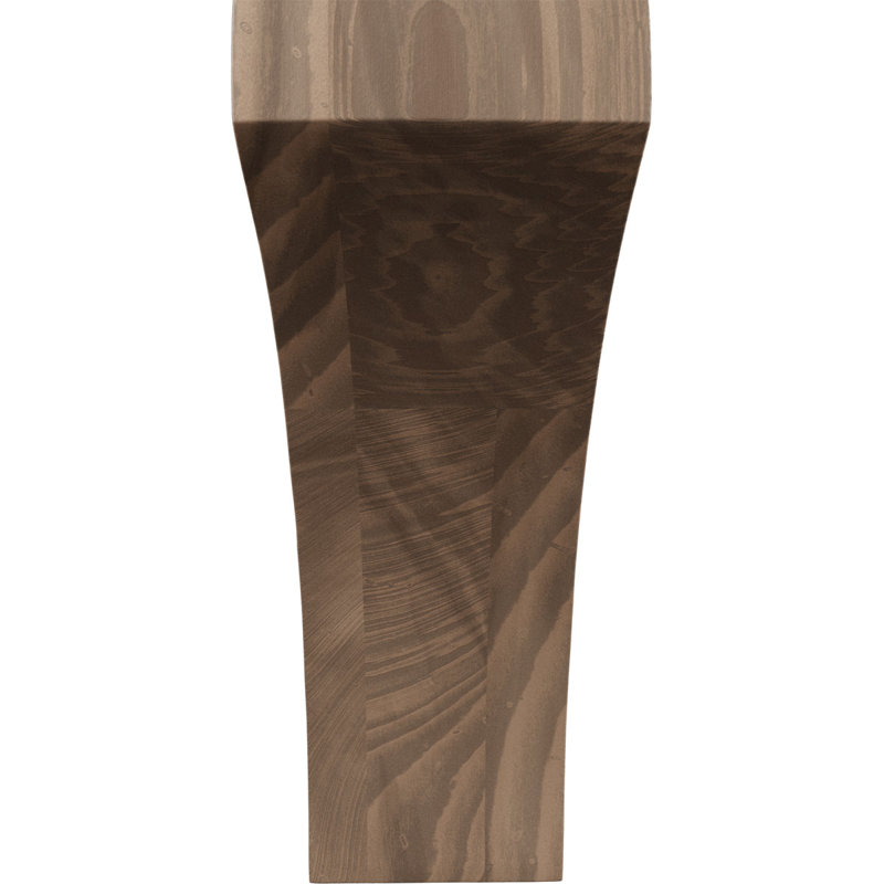 Support en bois / corbeau H 8 po x l 3 po x P 5,5 po, Noyer