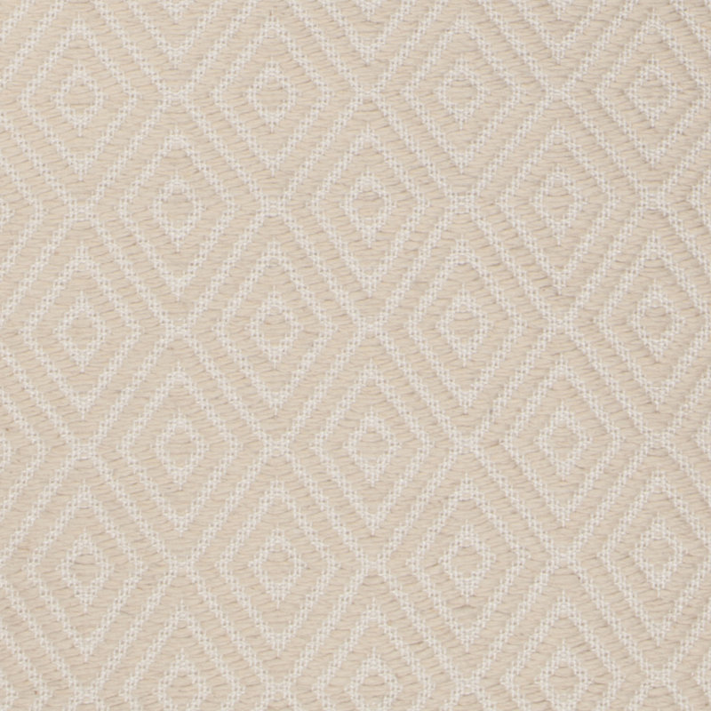 Tapis de zone ivoire fait main dhurrie Schramm, Rectangle 5 pi x 7 pi 6 po