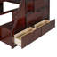Lit mezzanine avec bureau, 7 tiroirs et 2 tablettes-734627770-734627771