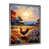 Impression argent sur toile encadrée