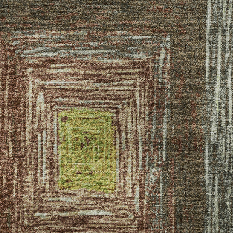 Tapis géométrique de qualité supérieure lavable à la machine Millbrook AMF1957, Rectangle 10 pi x 14 pi