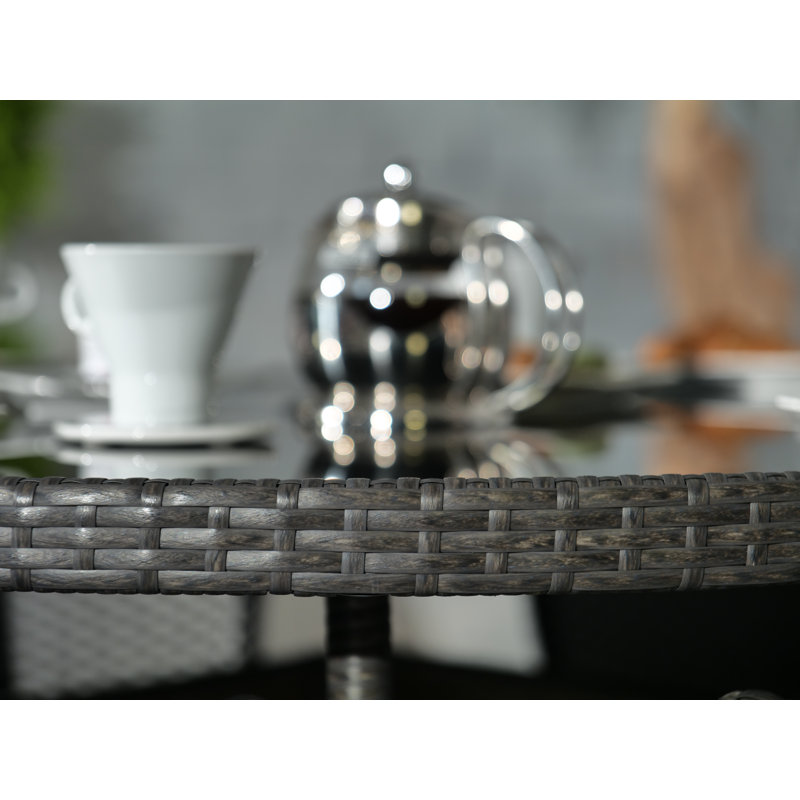 MALAGA 4 Seater Fixed Dining Set