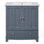 Meuble-lavabo 30 po avec lavabo en céramique-391094994