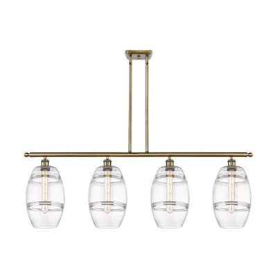 Luminaire suspendu rond / ovale pour îlot de cuisine à 4 lumières Dundrod