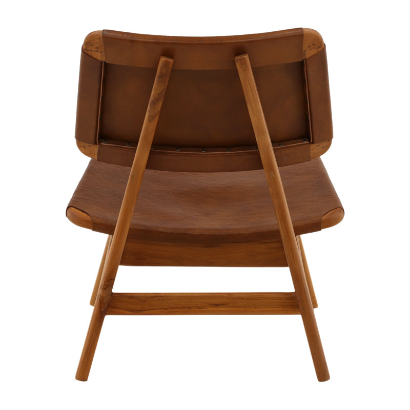 Quintero Teak Wood Occasional Chair, Brown