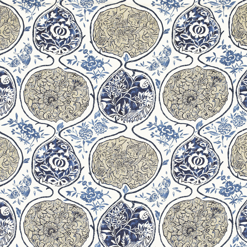 Katsugi Fabric, Blue
