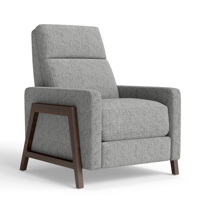 30.3" W Push-Back Recliner, Gray
