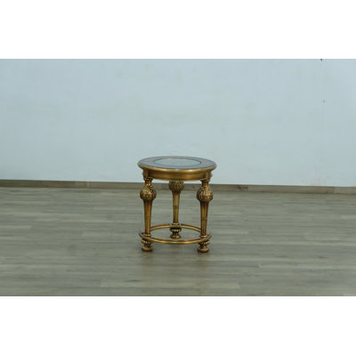 Saltford Glass Top End Table