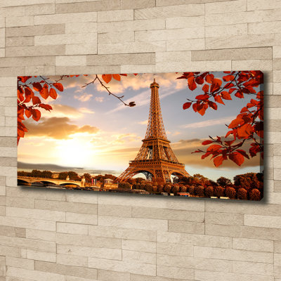 Eiffel Tower Paris - Wrapped Canvas Print