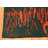 Scandinavian One-of-a-Kind Rectangle 9' X 13'7" 1970s Area Rug in Green/Orange