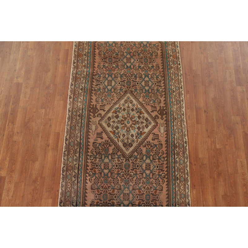 Tapis de couloir géométrique traditionnel 4 x 10