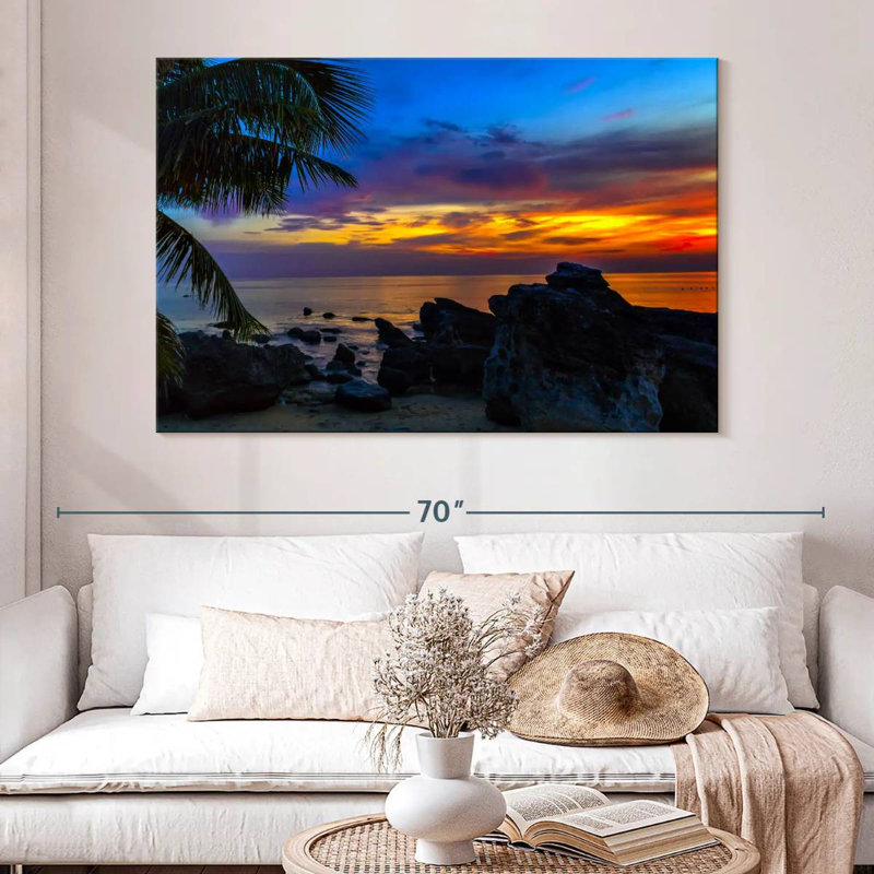 Gillard Caraïbes Gillard Sunset, H 34 po x l 51 po