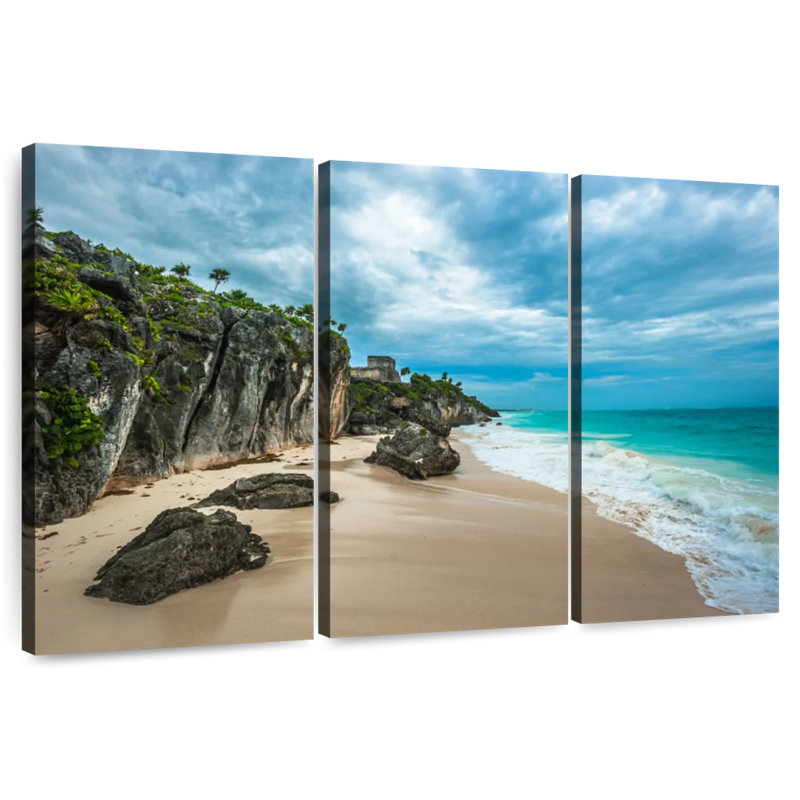 Tulum Gillard Cliffs, 32" H x 50" W