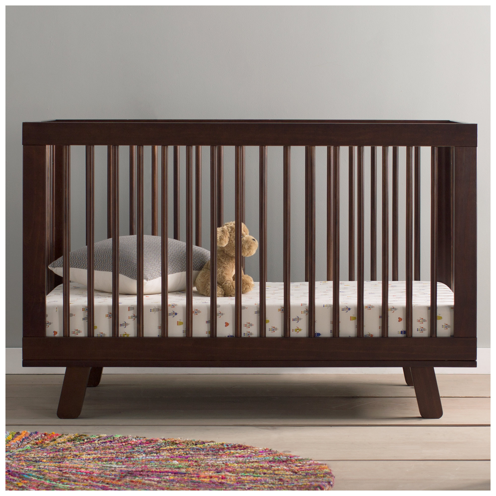 Hudson 3-in-1 Convertible Crib, Espresso