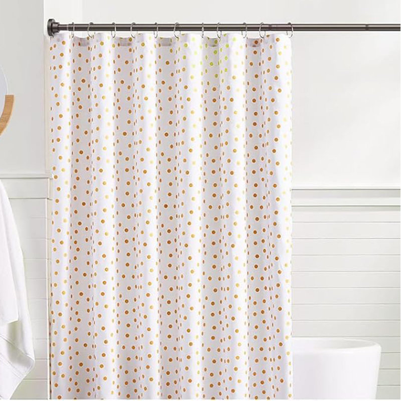 Shower Curtain Pole 100-185CM,Adjustable Spring Tension Rod ,Non-Slip Tension Rod, Bronze