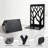 Tree Design Metal Bookends for Shelves, Set of 2, 6.8" x 4.9" x 3.85"