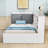 Wood Twin platform bed with Drawers,Shelves,and Headboard-121537574