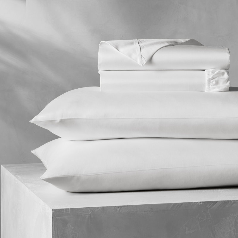 GAIAM Relax 100% Cotton Garment Washed 4pc Sheet Set, White, King