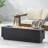 Rectangular Iron Fire Pit, 50,000 , Dark Grey, Cool Outdoor Ornament, No Assembly 40" Fireplace, Rectangular, Chic Design,