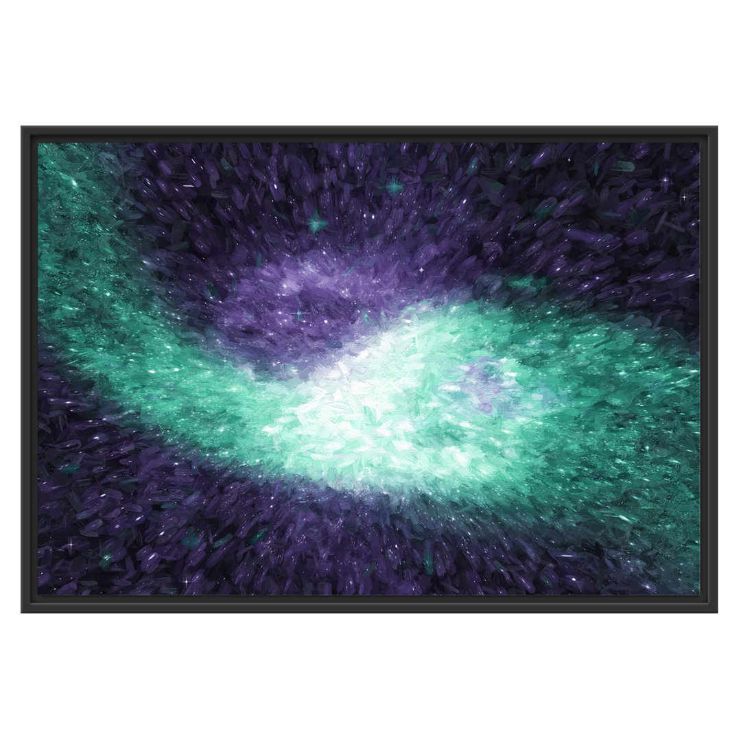 Gerahmtes Wandbild GalaxieSternenstaub