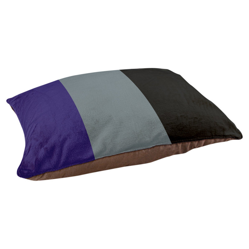 Coussin Atlanta, Grand (l 40 po x P 30 po x H 14 po), Purple/Gray/Black