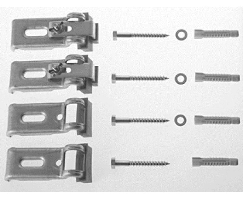 2" x 2'' Bathtub Flange Clips