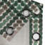 Motif géométrique à œillets 50 po x 120 po Latitude Jade-106672627