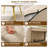 3-in-1 Convertible Sleeper Chair Bed, Futon Sofa Chair with Pillow, Multi-Functional for Living Room Bedroom-996721658