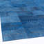 Cowhide Geometric Area Rug in Denim-1497623694