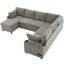 Canapé modulaire en U 109,9 po Chenille-2053591490
