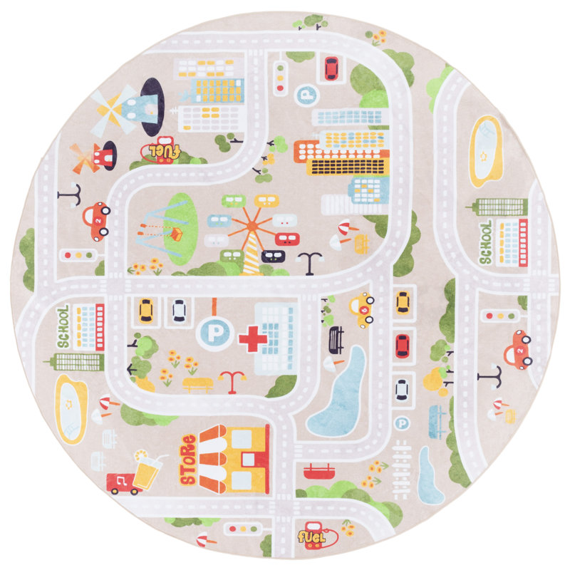 Tapis pour enfant Santa Monica, Rond 6 pi
