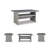 Satendra Metal Outdoor Dining Table