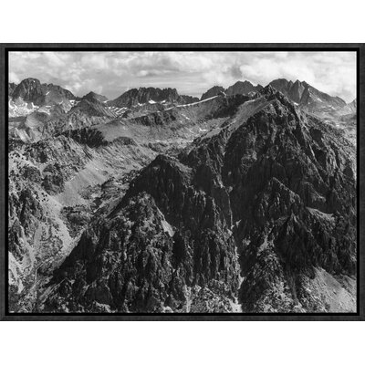 From Windy Point, Kings River Canyon, Proposed as a National Park, California, 1936' by Ansel Adams - Photograph Print on Canvas -  Vault W Artwork, F01322B2AB214678B04D06C80817D15E