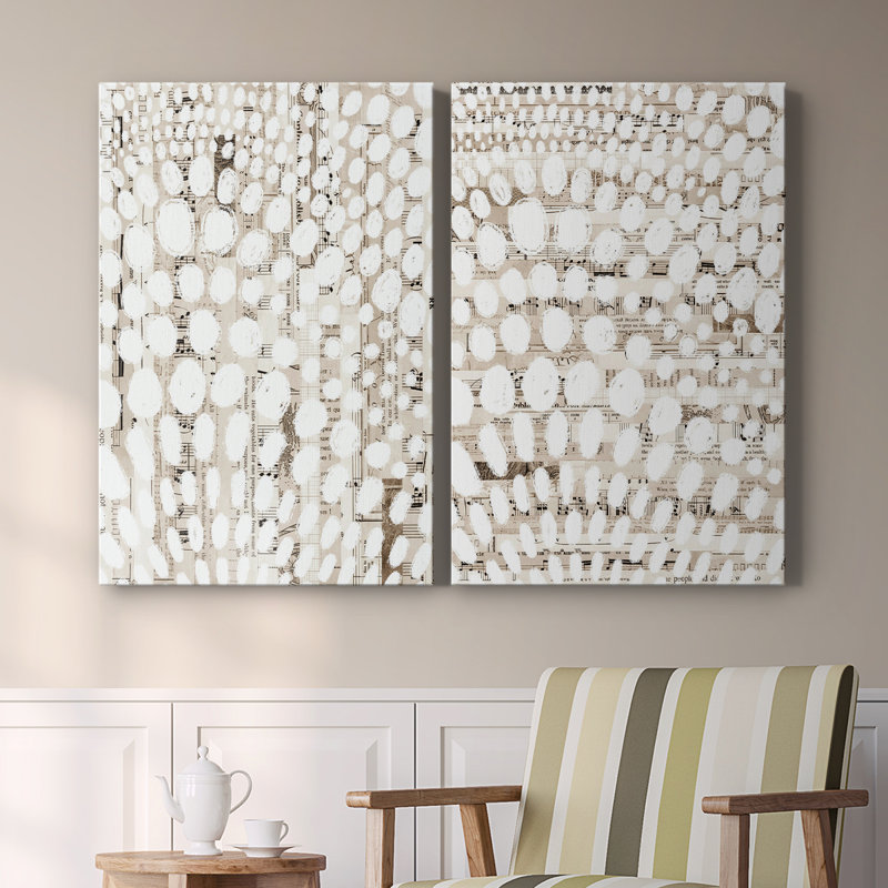 Vintage Pattern I-Premium Gallery Wrapped Canvas -Ready to Hang, 27" H x 36" W