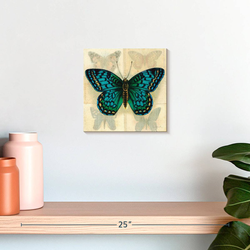 Papillon en soie Brampt II, H 10 po x l 10 po