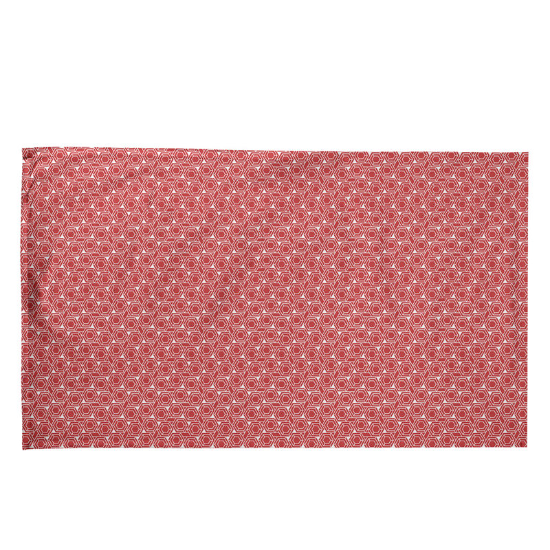 Mcguigan Tea Towel Kitchen Towel, Poly Twill, Red/White